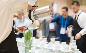 Cold coffee during a break does not cost the price of a coffee - it costs the next conference