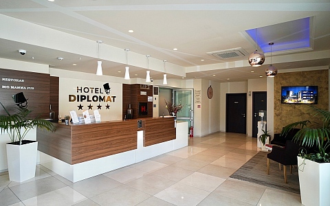 Hotel Diplomat - Zagreb - Lobby-Reception